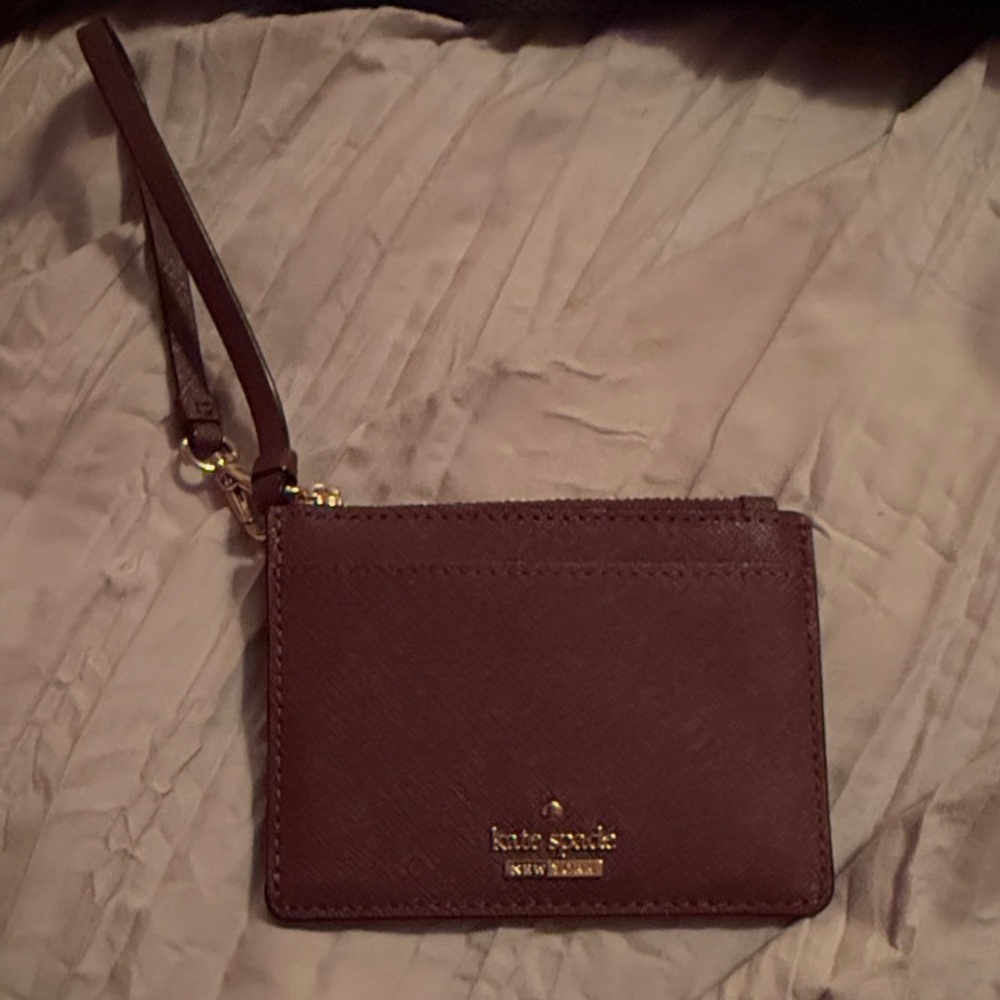 Kate Spade Maroon Card Holder